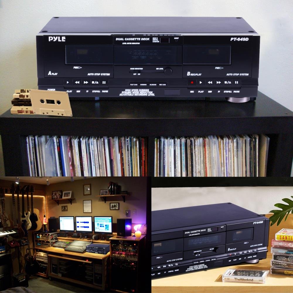 Foto 6 pulgar | Grabación De Música Doméstica Pyle Con Doble Casete, 110 V/220 V - Venta Internacional.