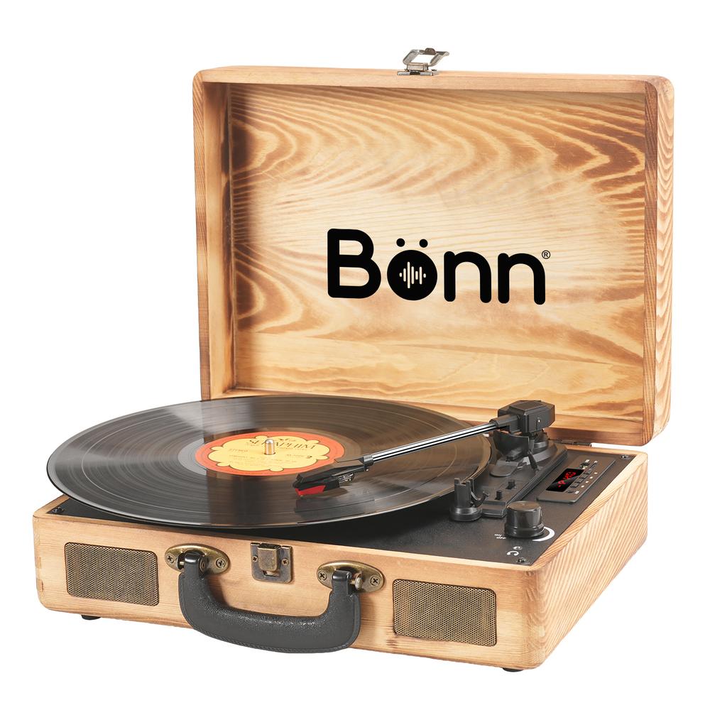 Foto 2 | Tocadiscos Bluetooth Tipo Maletín Portátil Bonn