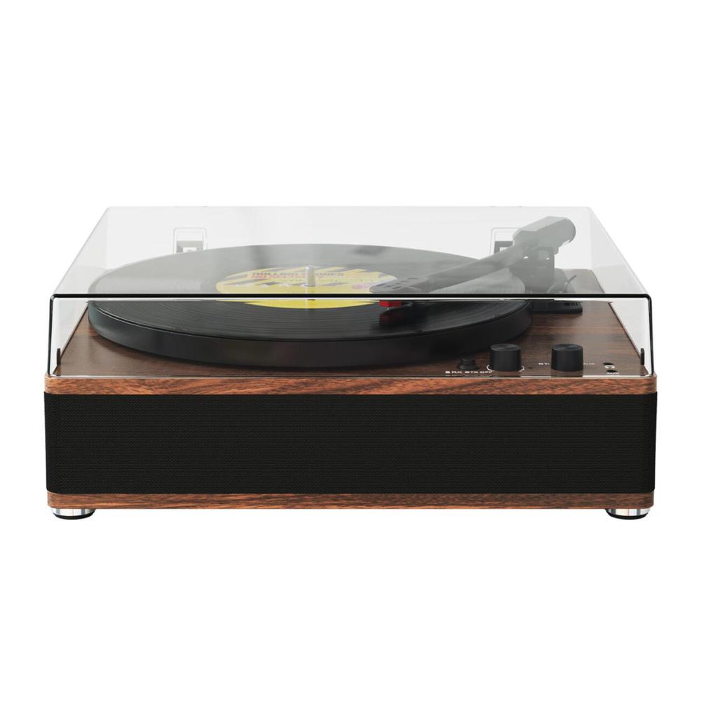 Foto 1 | Tocadiscos Bluetooth Y Usb Retro Caoba Bonn