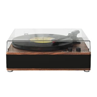 Foto 1 | Tocadiscos Bluetooth Y Usb Retro Caoba Bonn