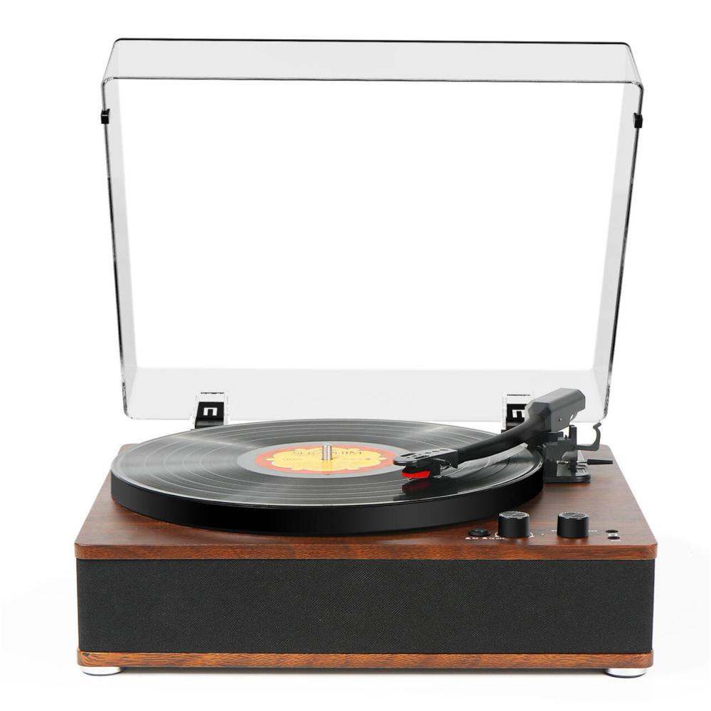 Foto 5 pulgar | Tocadiscos Bluetooth Y Usb Retro Caoba Bonn