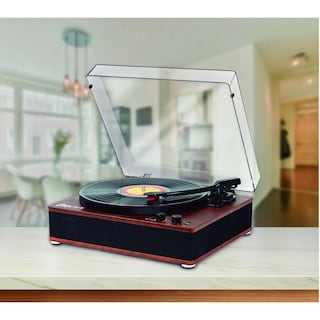 Foto 5 | Tocadiscos Bluetooth Y Usb Retro Caoba Bonn