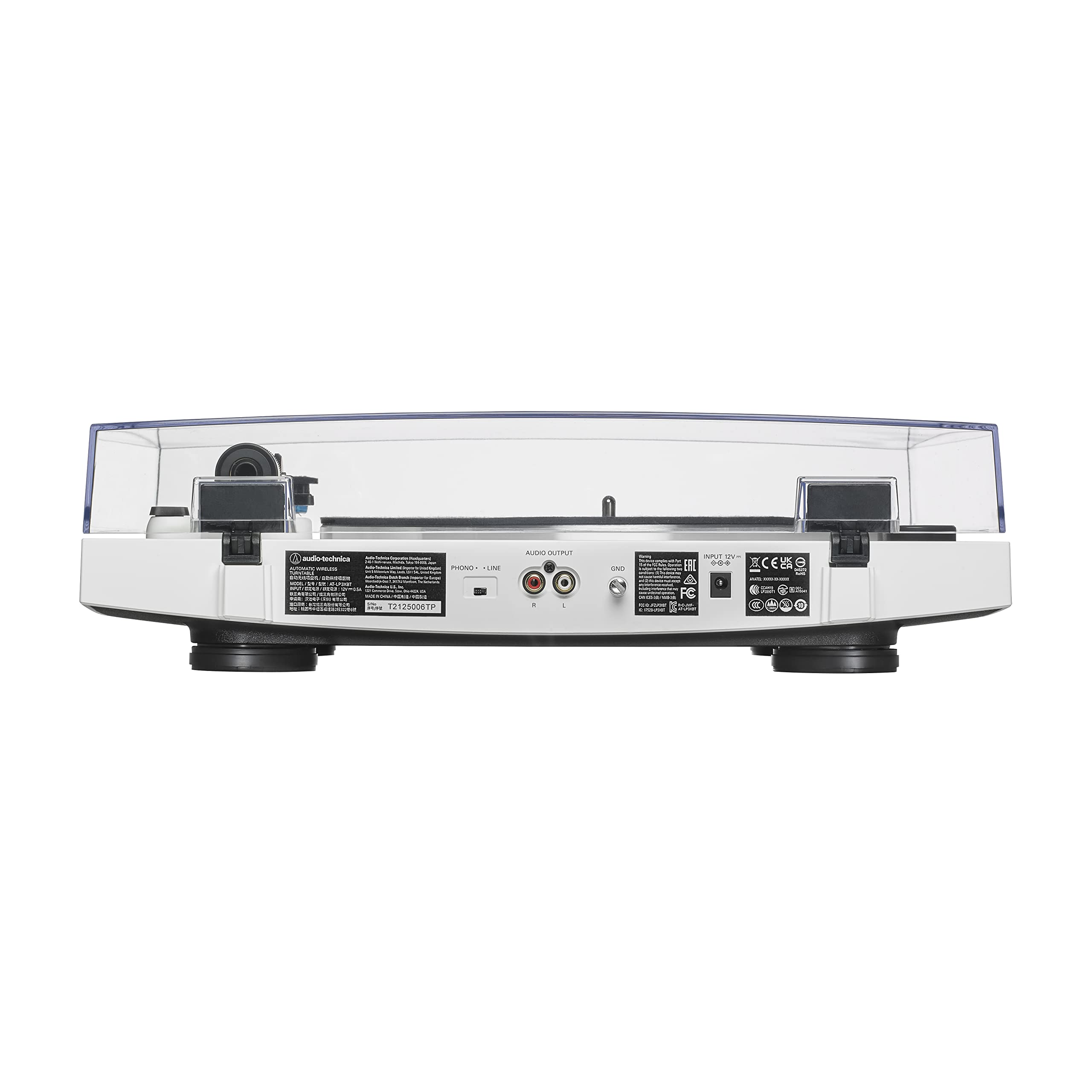 Foto 4 | Tocadiscos Audio-technica At-lp3xbt Inalámbrico Con Transmisión Por Correa Blanca - Venta Internacional.