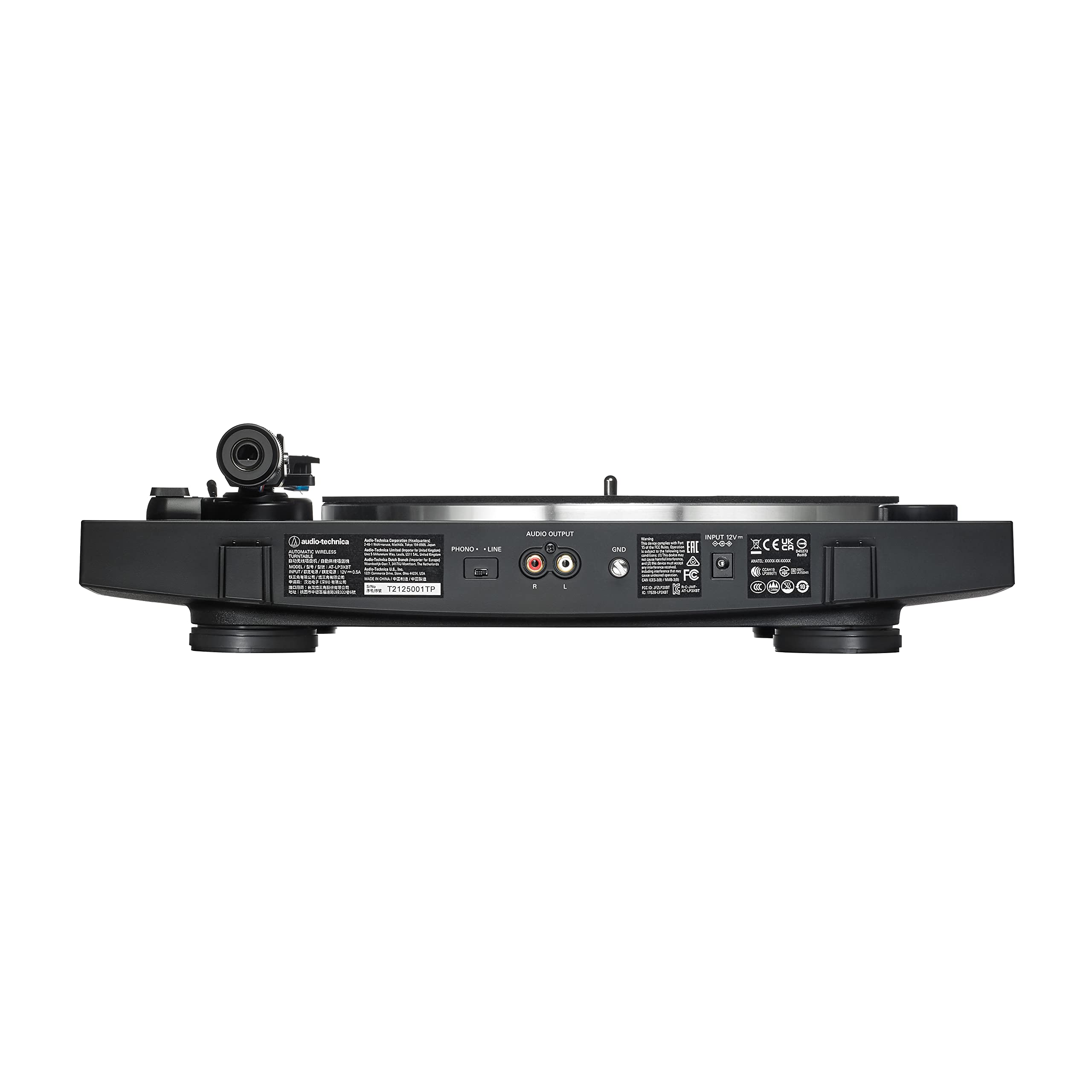 Foto 4 pulgar | Tocadiscos Bluetooth Audio-technica At-lp3xbt-bk Negro - Venta Internacional.