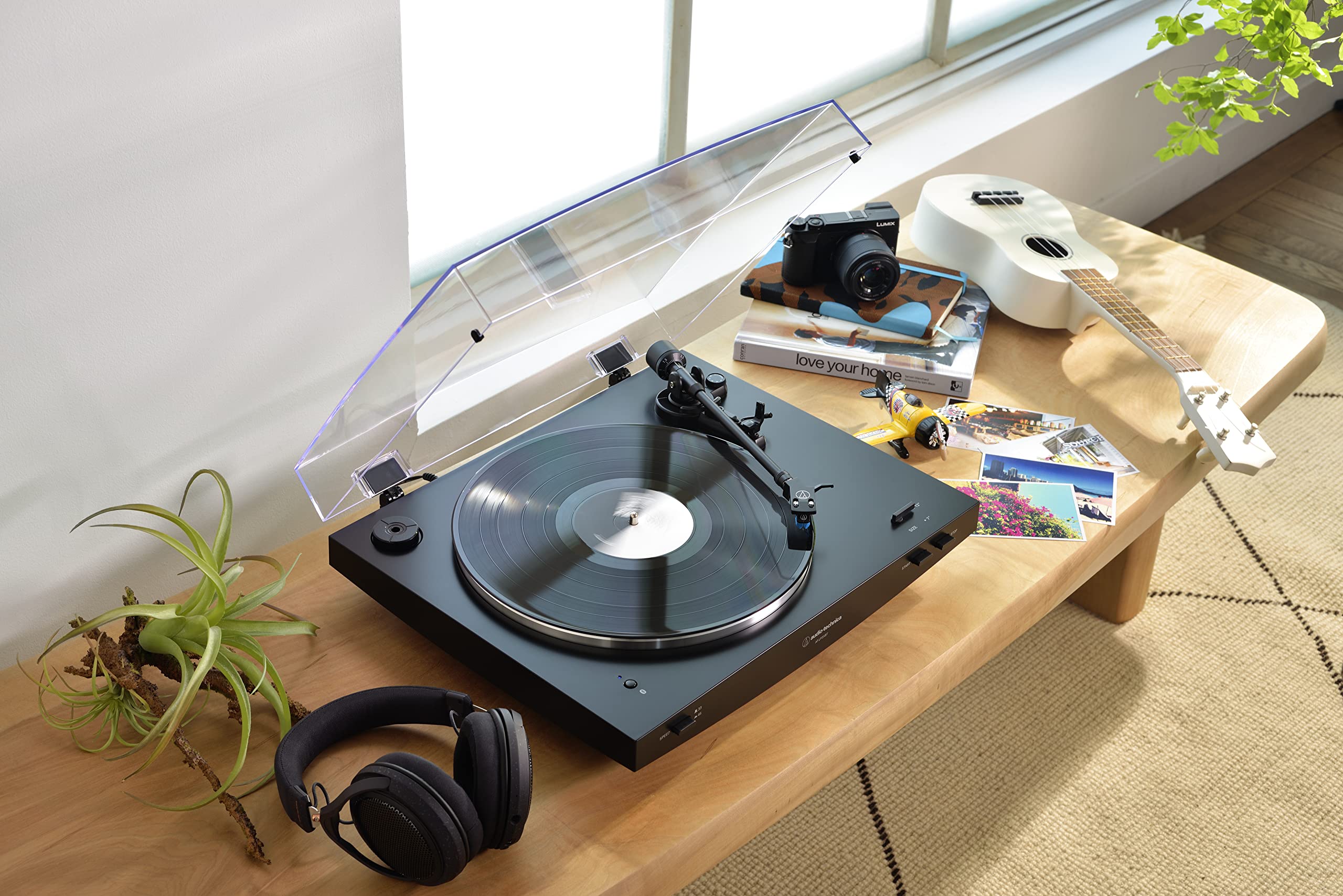 Foto 7 pulgar | Tocadiscos Bluetooth Audio-technica At-lp3xbt-bk Negro - Venta Internacional.