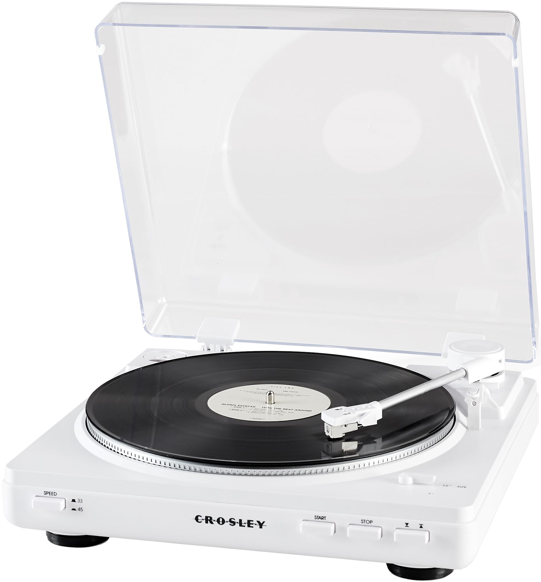 Foto 3 pulgar | Tocadiscos Crosley T400d-wh Bluetooth De 2 Velocidades Blanco - Venta Internacional.