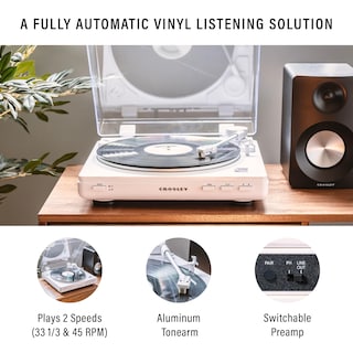 Foto 3 | Tocadiscos Crosley T400d-wh Bluetooth De 2 Velocidades Blanco - Venta Internacional.