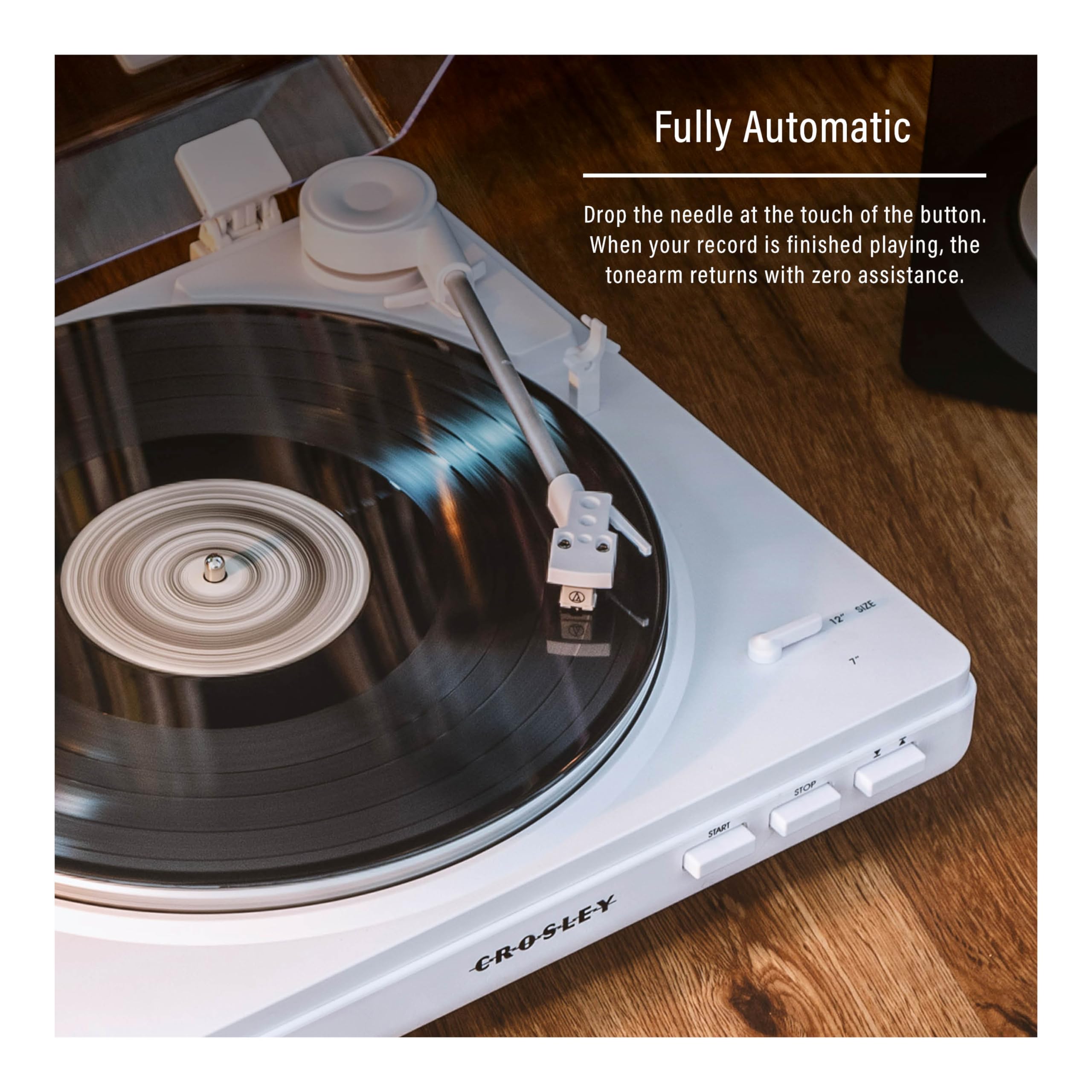 Foto 6 pulgar | Tocadiscos Crosley T400d-wh Bluetooth De 2 Velocidades Blanco - Venta Internacional.