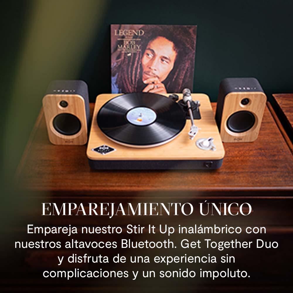 Foto 5 pulgar | Tornamesa Stir It Up Wireless Signature Black The House Of Marley 45 Y 33 Rpm