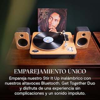 Foto 4 | Tornamesa Stir It Up Wireless Signature Black The House Of Marley 45 Y 33 Rpm