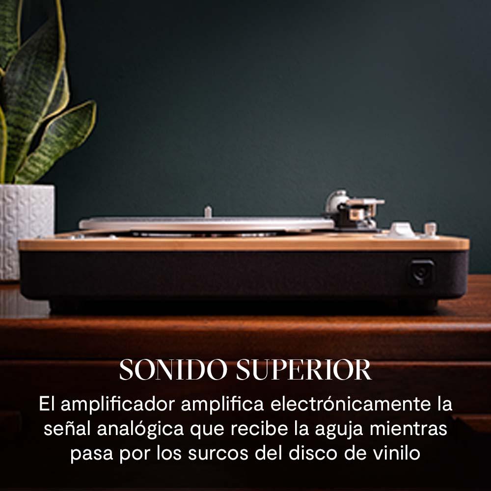 Foto 6 pulgar | Tornamesa Stir It Up Wireless Signature Black The House Of Marley 45 Y 33 Rpm