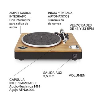 Foto 7 | Tornamesa Stir It Up Wireless Signature Black The House Of Marley 45 Y 33 Rpm
