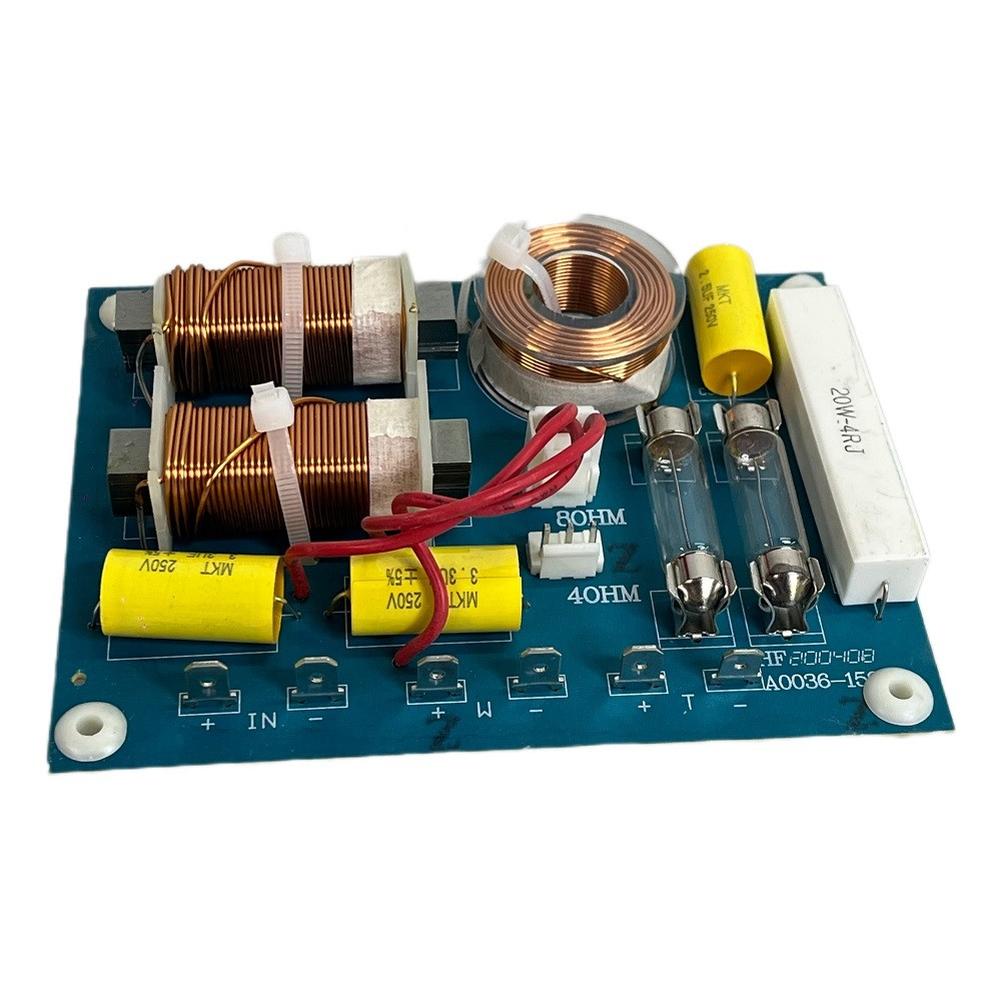 Crossover Pasivo Profesional 6-8 Ohms 200w 1 Bajo 1 Agudos