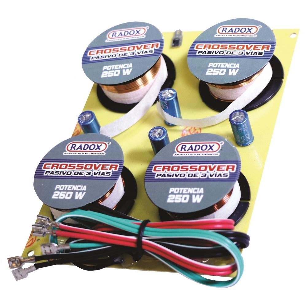 Crossover Pasivo Profesional 3 Vías 250W 8 Ohms 1250-5000 Hz