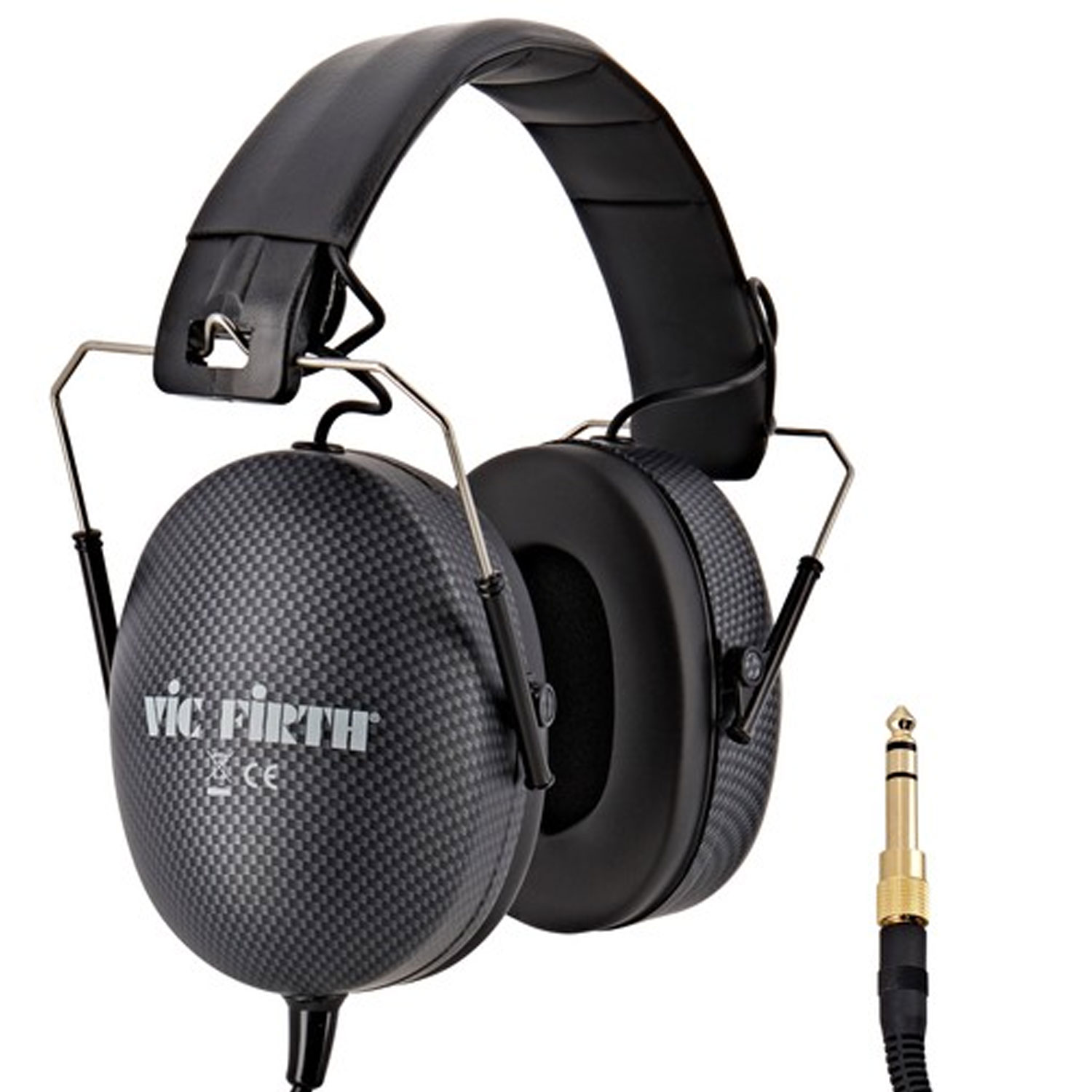 Audifonos De Aislamiento Vic Firth Sih2 Con Adaptador 6.3 Mm