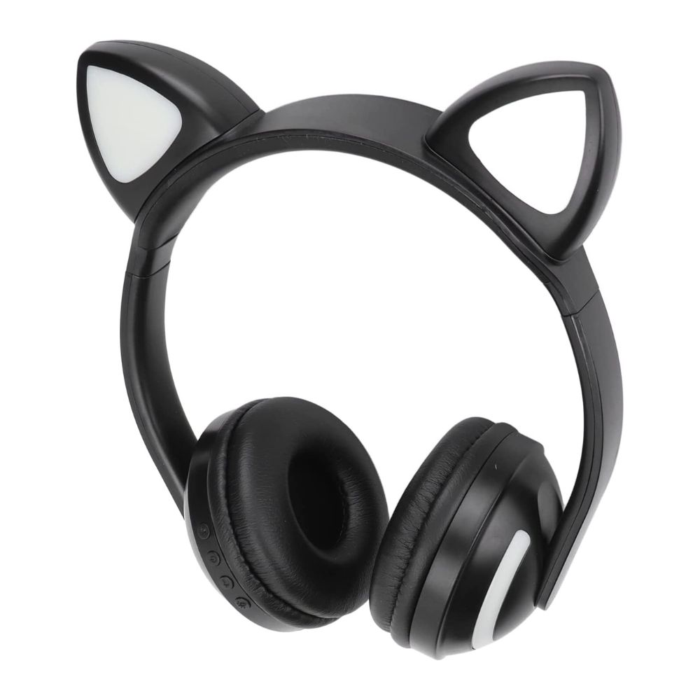 Foto 4 pulgar | Audífonos GADGETS AND FUN Neón color Blanco Bluetooth con Orejas de Gato con Luces LED