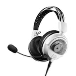 Audífonos Gamer de Alta Fidelidad con Micrófono Audio Technica Ath-gdl3wh color Blanco Abiertos