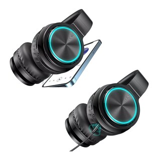 Foto 3 | Audífonos Inalámbricos de Diadema Belug Bluetooth Negro