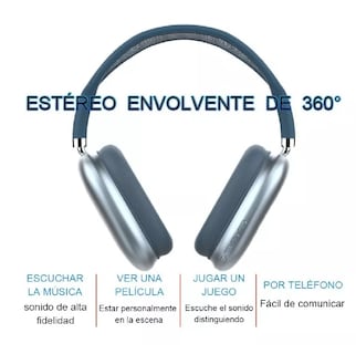 Foto 5 | Audífonos de Diadema Inalámbricos Belug color Azul