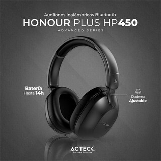 Foto 2 | Audífonos de Diadema Acteck AC-935364 color Negro Micrófono Integrado