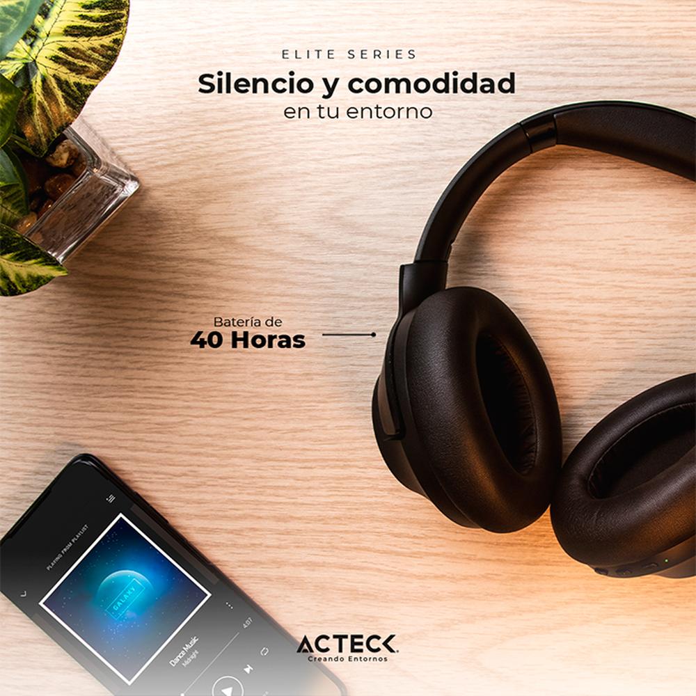 Foto 4 | Audífonos Inalámbricos de Diadema Acteck AC-935340 color Negro HP665 Plegables