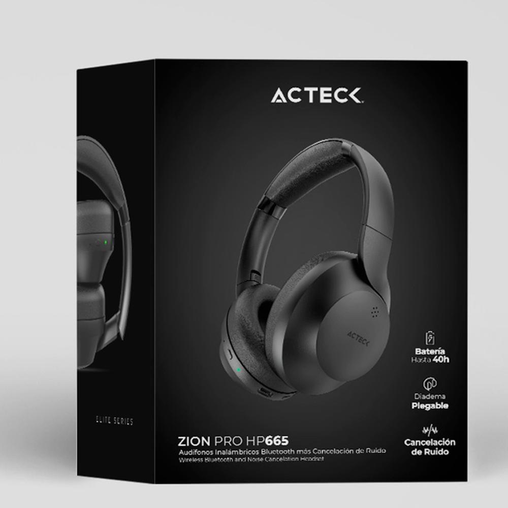 Foto 6 pulgar | Audífonos Inalámbricos de Diadema Acteck AC-935340 color Negro HP665 Plegables