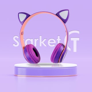 Foto 2 | Audífonos Diadema Orejas de Gato Starket Sk-2004