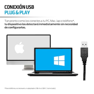 Foto 7 | Audífonos Alámbricos De Diadema Conexión Usb Con Micrófono Tipo Call Center, Redlemon, Negro, 83410-bl