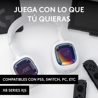 Foto 2 | Audífonos Inalámbricos Gaming Logitech Astro A30 Lightspeed color Blanco con Micrófono Extraíble para Xbox
