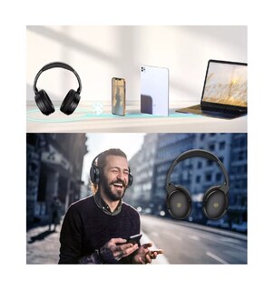 Foto 4 | Audifonos Cancelacion Ruido Diadema Inalámbrico Bluetooth Negro