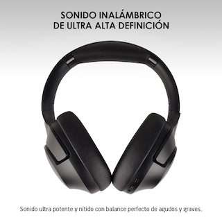 Foto 4 | Audífonos Inalámbricos Bluetooth Diadema Cancelación Activa de Ruido Akane Negro 83214-bl