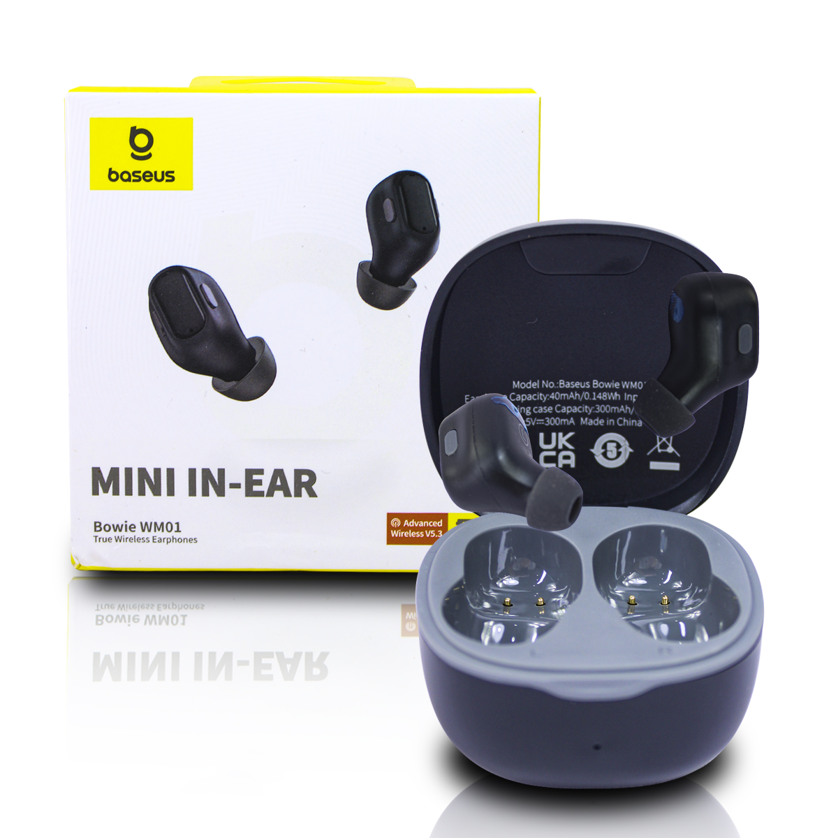 Auriculares Bluetooth Baseus Bowie Wm01 Negro