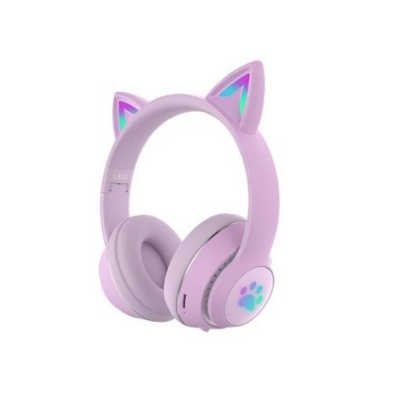 Foto 2 pulgar | Auriculares Inalámbricos Bluetooth con Luz Led Púrpura - Venta Internacional