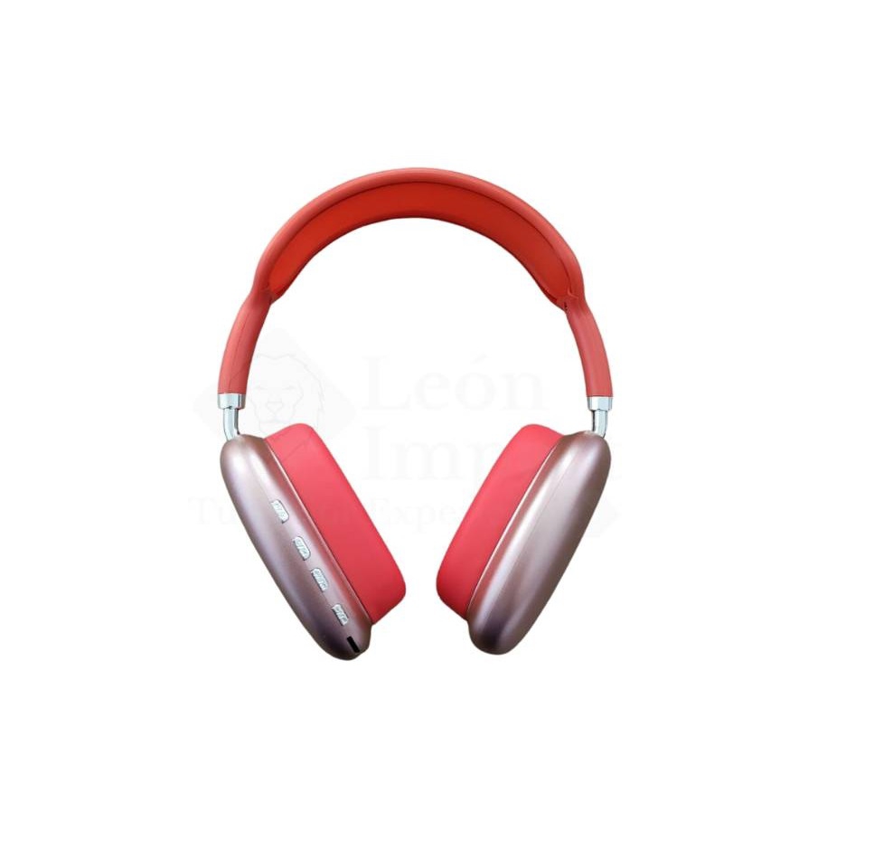 Foto 3 pulgar | Auriculares Bluetooth P9 Inalámbricos con Cancelación de Ruido Rojo - Venta Internacional