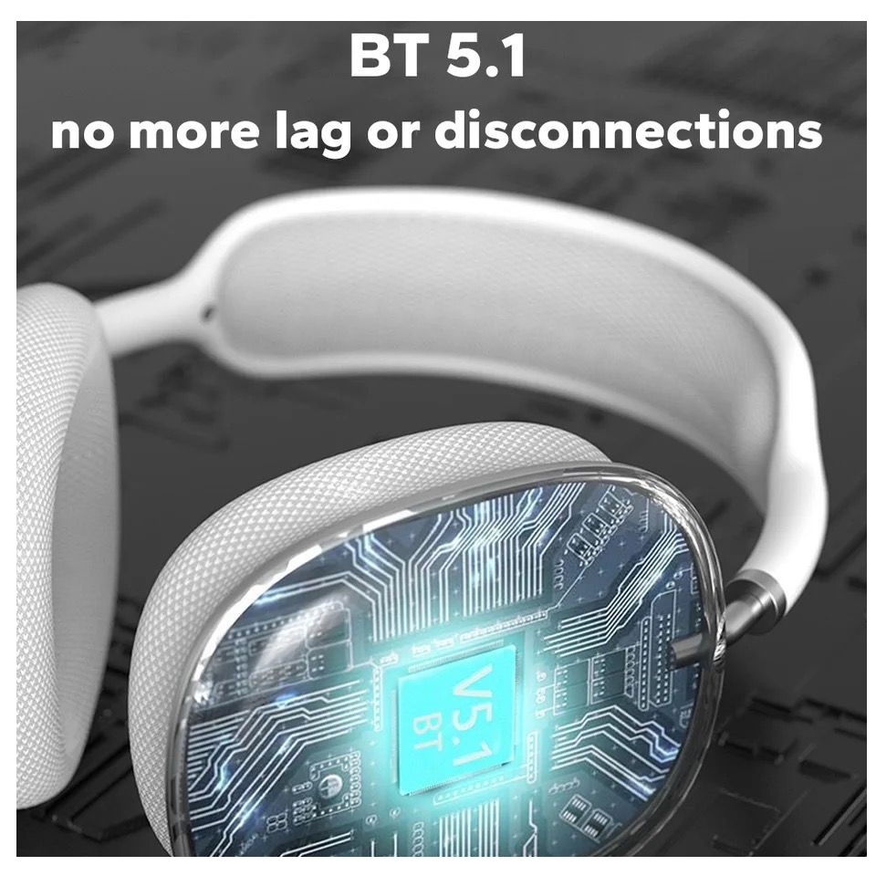 Foto 4 | Auriculares Supraaurales Bluetooth P9 Pro Max con Cancelación de Ruido - Venta Internacional