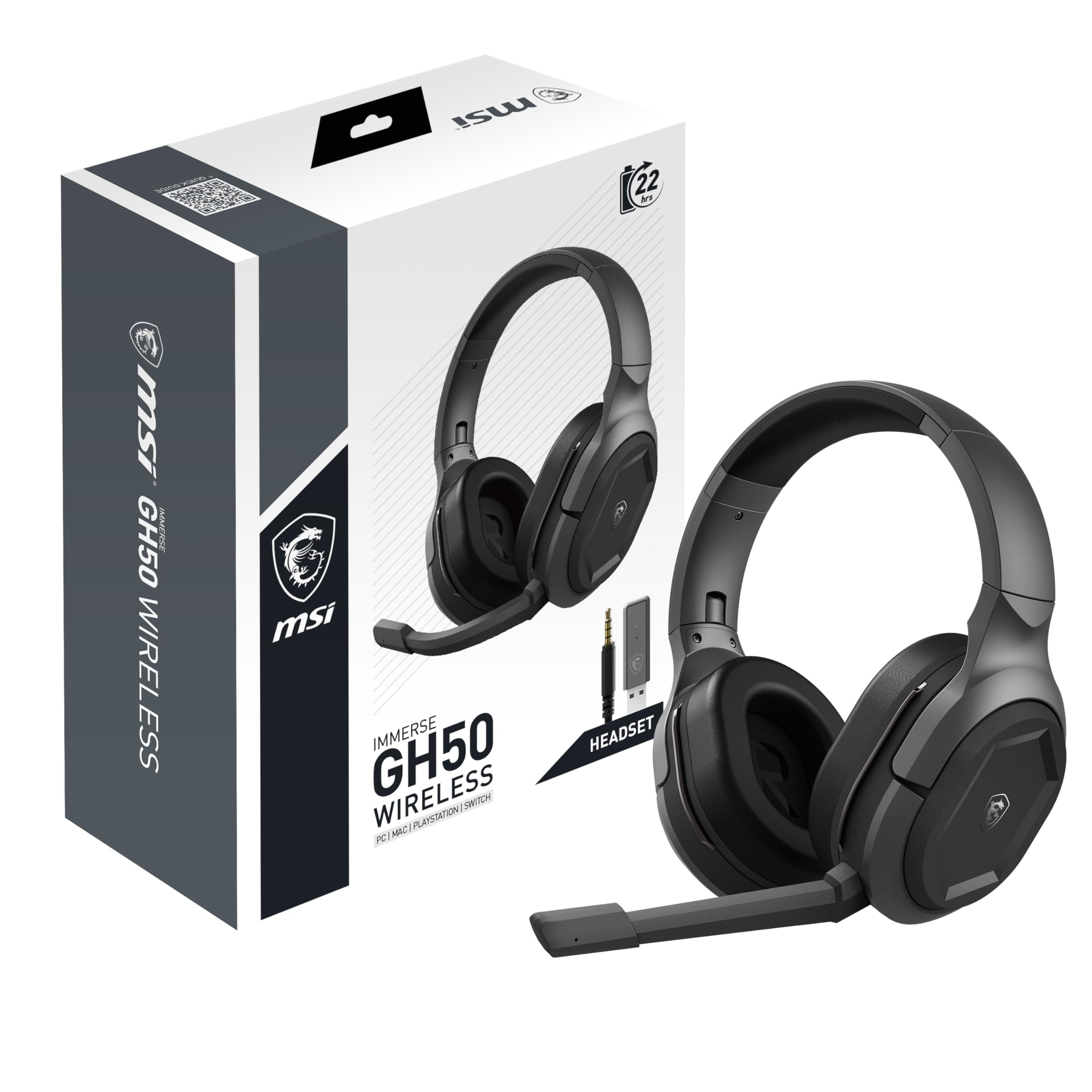 Foto 2 pulgar | Auriculares Inalámbricos para Juegos MSI Immerse GH50 - Venta Internacional