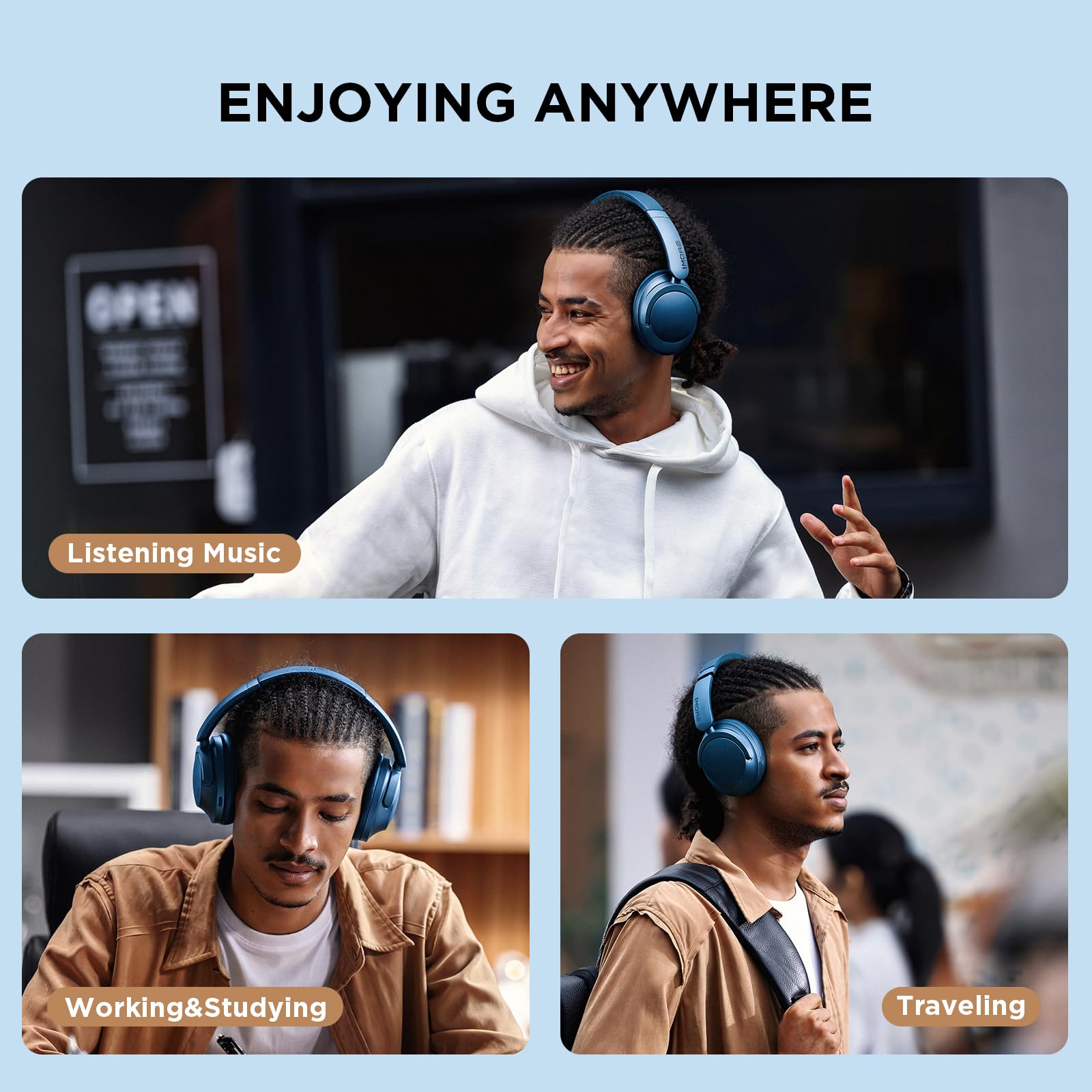 Foto 5 pulgar | Auriculares 1More Sonoflow Bluetooth con Cancelación Activa de Ruido - Venta Internacional
