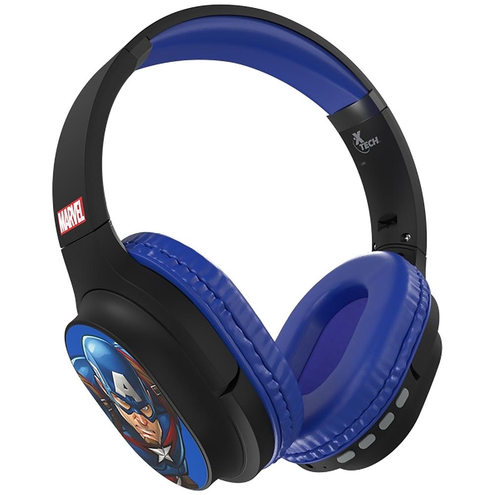 Foto 4 pulgar | Audifonos Diadema Xtech Edicion Capitan America Inalambricos Bluetooth Microfono Xth-m660ca