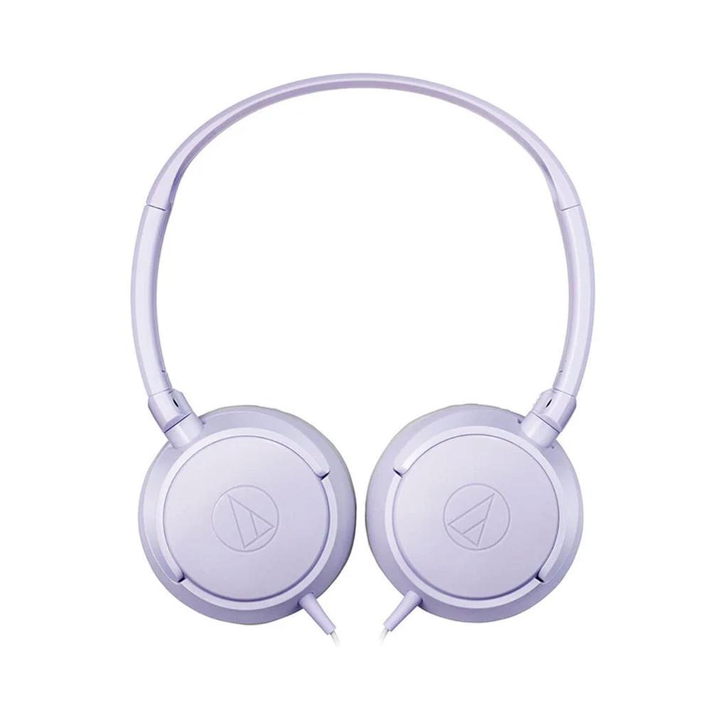 Audífonos On-ear Audio Technica Ath-s120c-lv Color Violeta Con Conector Usb-c