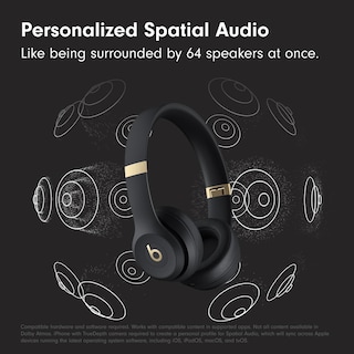 Foto 2 | Auriculares Inalámbricos Bluetooth Beats Solo 4 Negros - Venta Internacional
