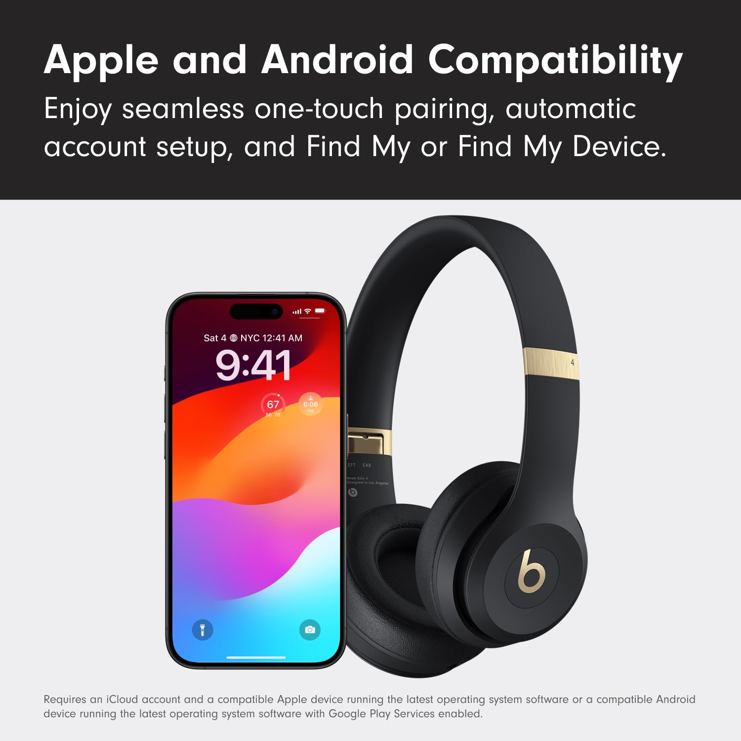 Foto 7 pulgar | Auriculares Inalámbricos Bluetooth Beats Solo 4 Negros - Venta Internacional