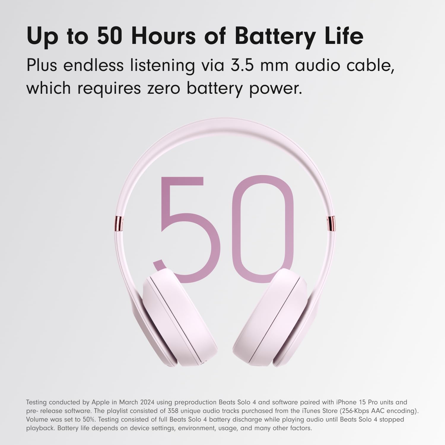 Foto 4 pulgar | Auriculares Inalámbricos Bluetooth Beats Solo 4 Rosa - Venta Internacional