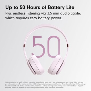 Foto 3 | Auriculares Inalámbricos Bluetooth Beats Solo 4 Rosa - Venta Internacional