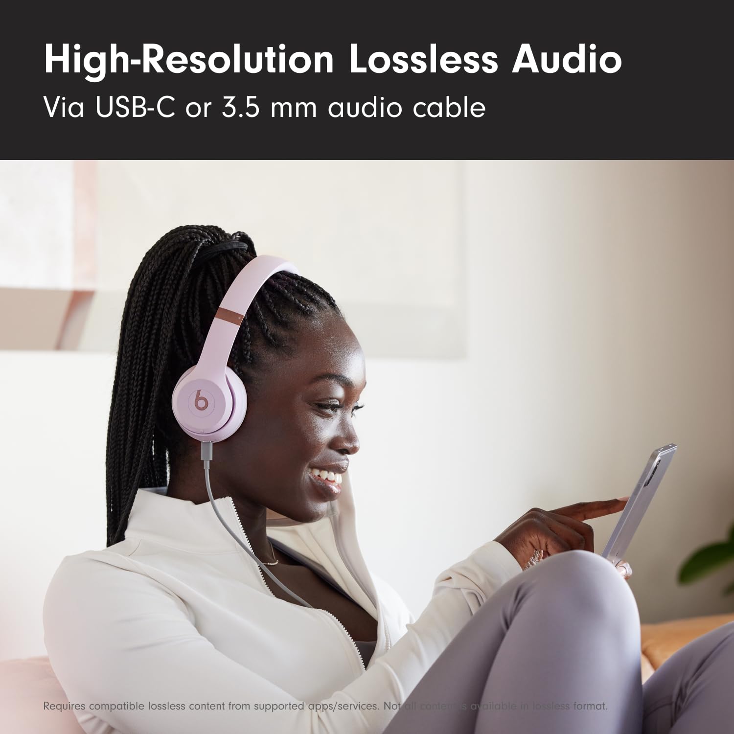 Foto 5 | Auriculares Inalámbricos Bluetooth Beats Solo 4 Rosa - Venta Internacional