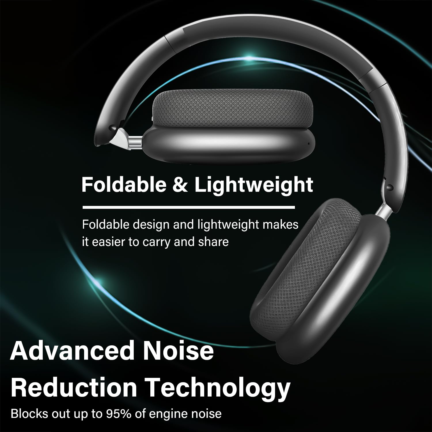 Foto 3 pulgar | Auriculares Supraaurales Inalámbricos Wentronic Y01 con Micrófono 48h Gris - Venta Internacional