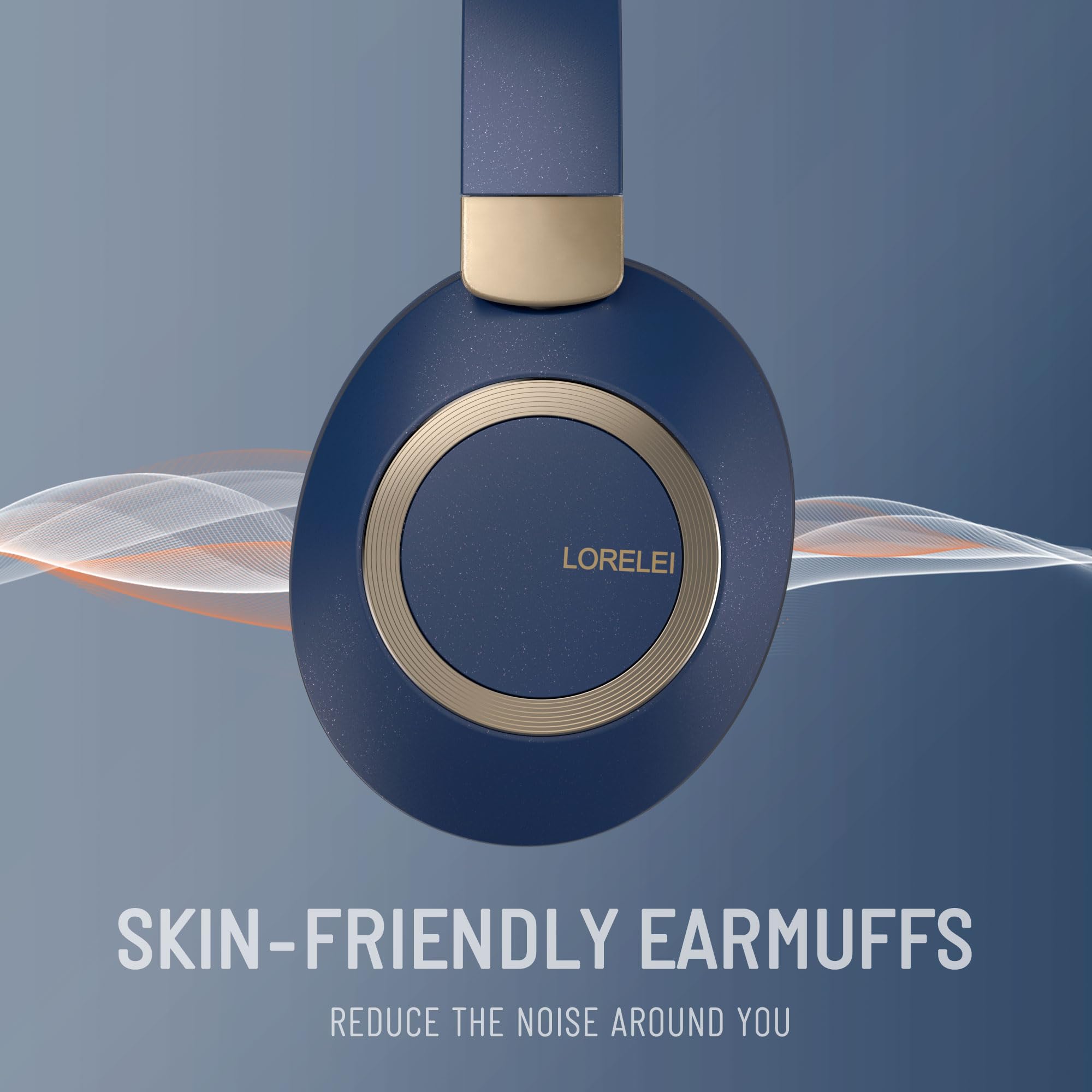 Foto 5 pulgar | Auriculares Supraaurales Inalámbricos Lorelei B-C6 50h Azul - Venta Internacional