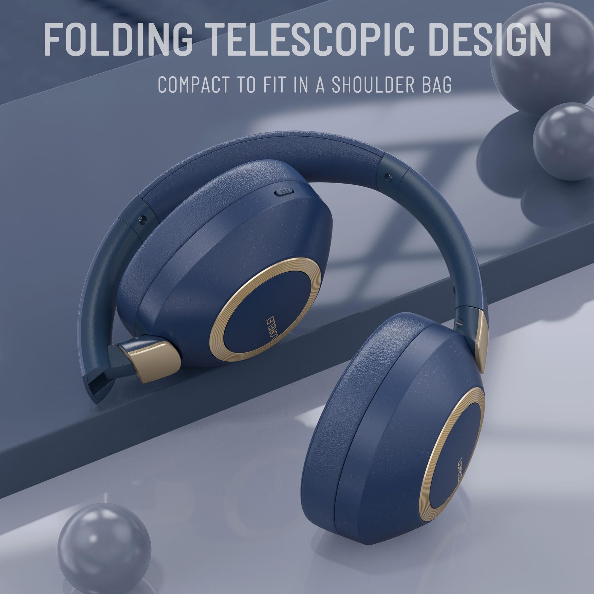 Foto 6 pulgar | Auriculares Supraaurales Inalámbricos Lorelei B-C6 50h Azul - Venta Internacional
