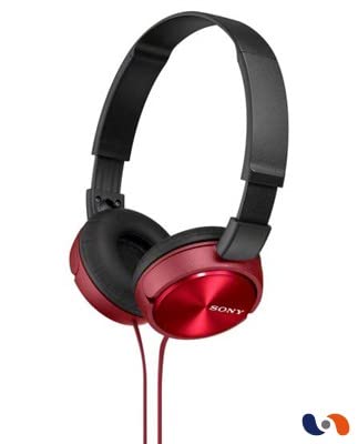Foto 5 pulgar | Auriculares Sony MDR-ZX310 R Plegables Rojo Metalizado - Venta Internacional