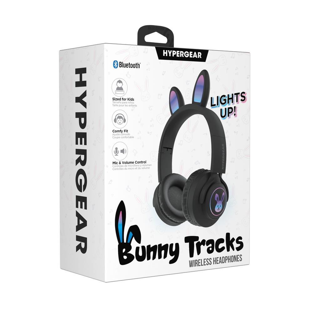 Foto 3 pulgar | Auriculares Hypergear Inalámbricos Con Luz Bunny Track Negro