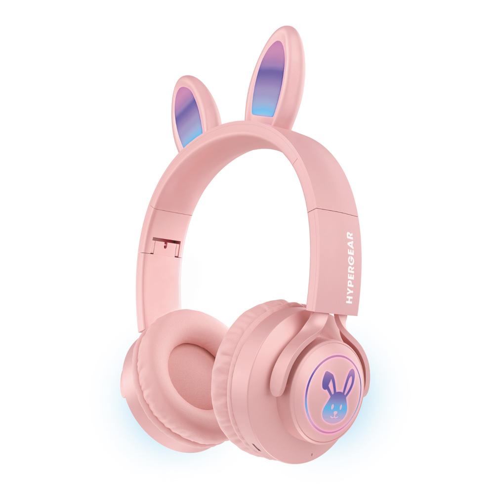 Foto 2 pulgar | Auriculares Hypergear Inalámbricos Con Luz Bunny Track Rosa
